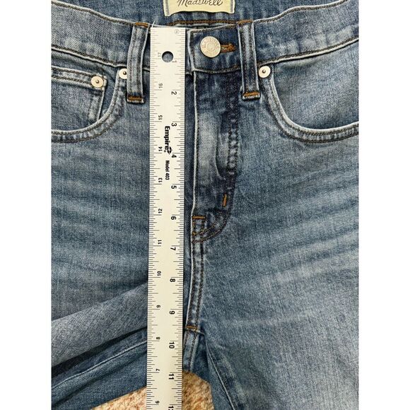 Madewell Jeans Women's Size 25 Cali Demi-Boot Flat w Frayed Hem - Picture 5 of 8